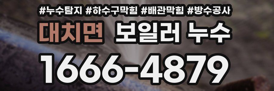 대치면 보일러 누수