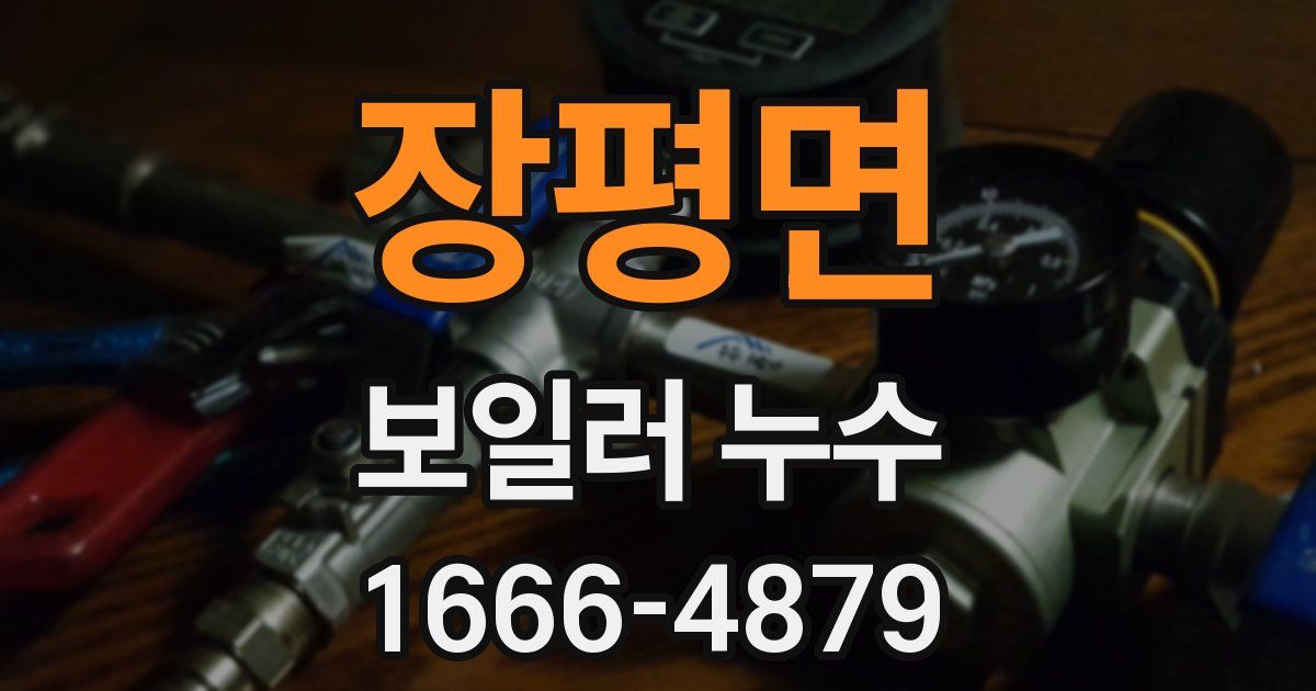 장평면 보일러 누수