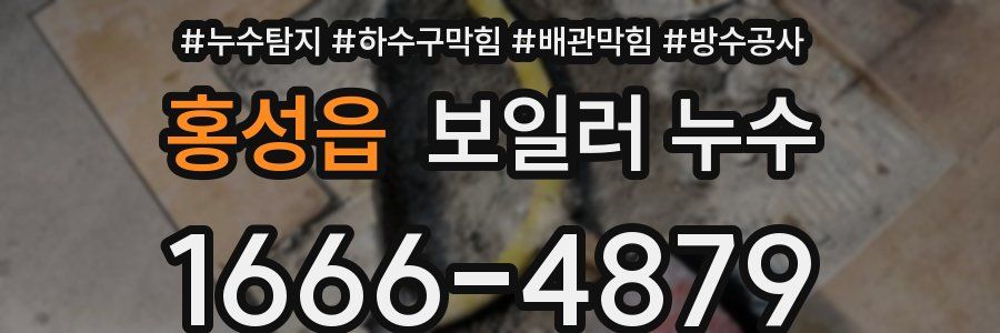 홍성읍 보일러 누수