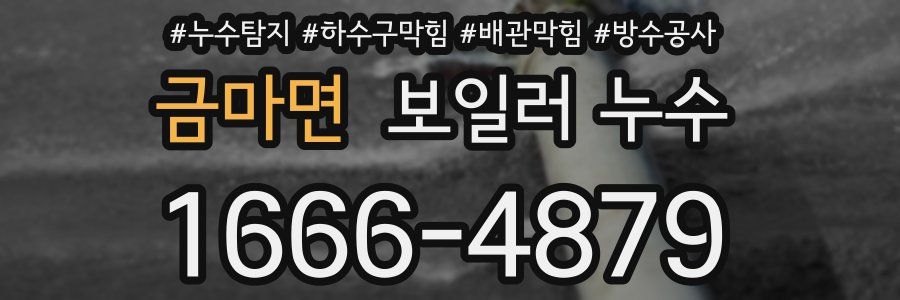 금마면 보일러 누수