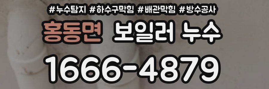홍동면 보일러 누수