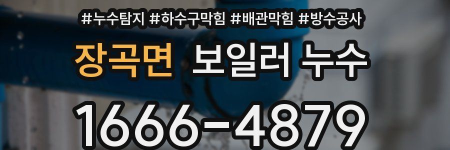 장곡면 보일러 누수