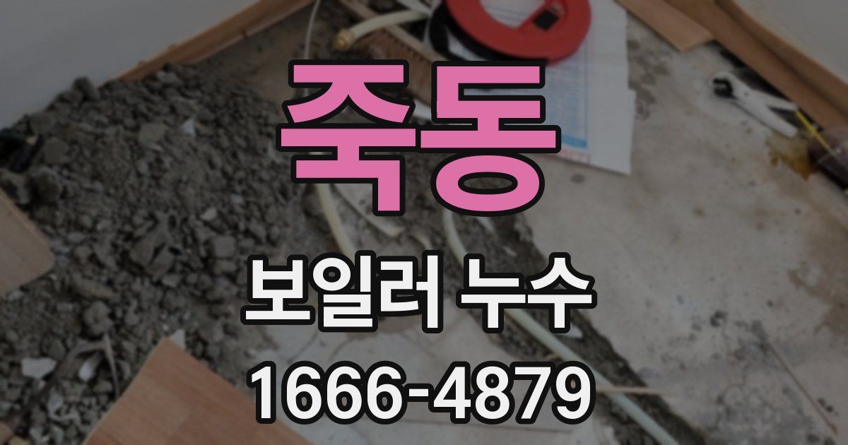 죽동 보일러 누수
