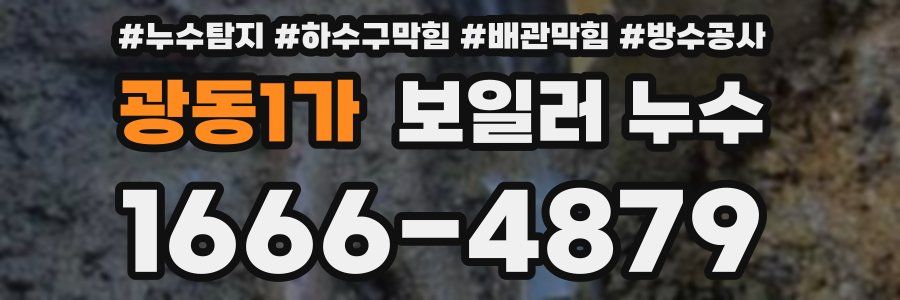 광동1가 보일러 누수