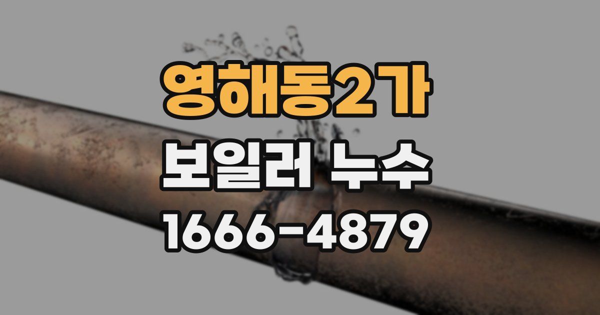 영해동2가 보일러 누수