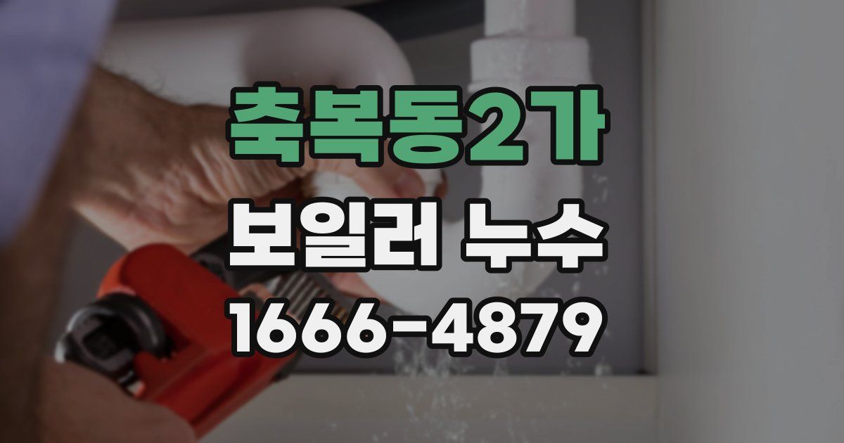 축복동2가 보일러 누수