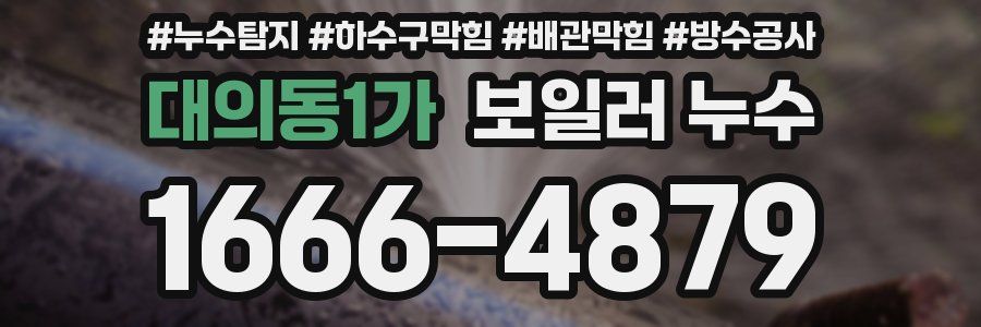 대의동1가 보일러 누수