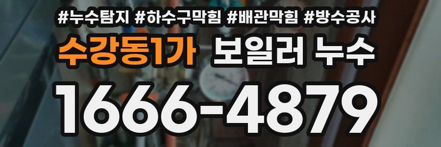 수강동1가 보일러 누수