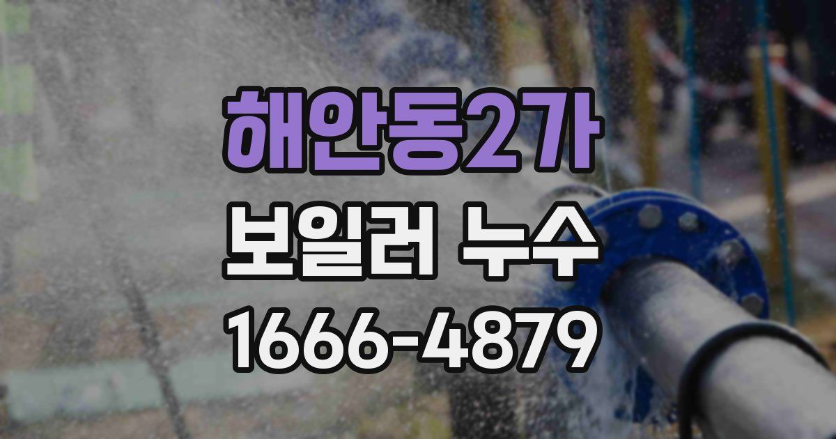 해안동2가 보일러 누수