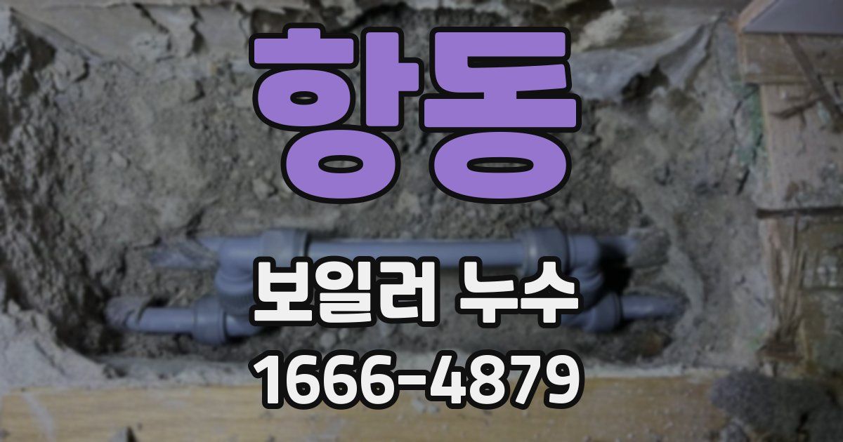 항동 보일러 누수
