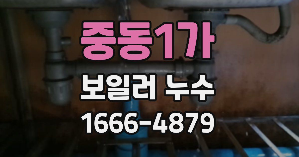 중동1가 보일러 누수