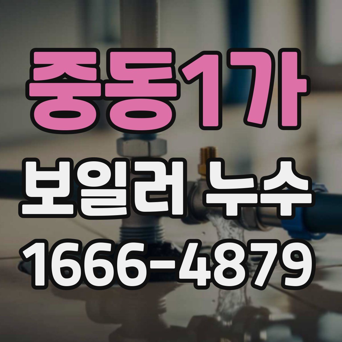 중동1가 보일러 누수