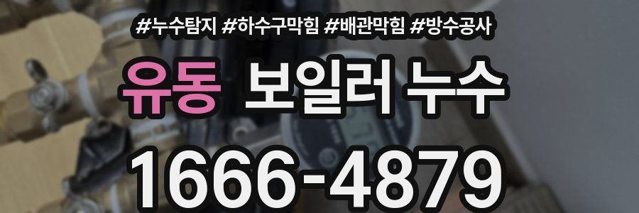 유동 보일러 누수