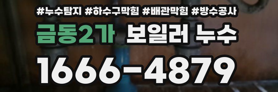 금동2가 보일러 누수