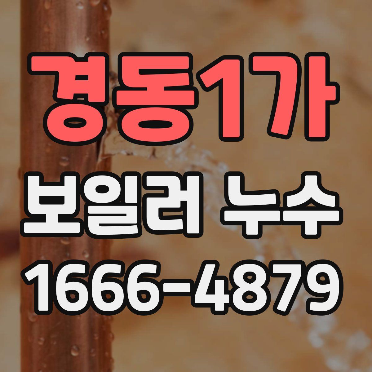 경동1가 보일러 누수