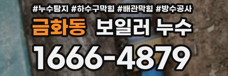금화동 보일러 누수