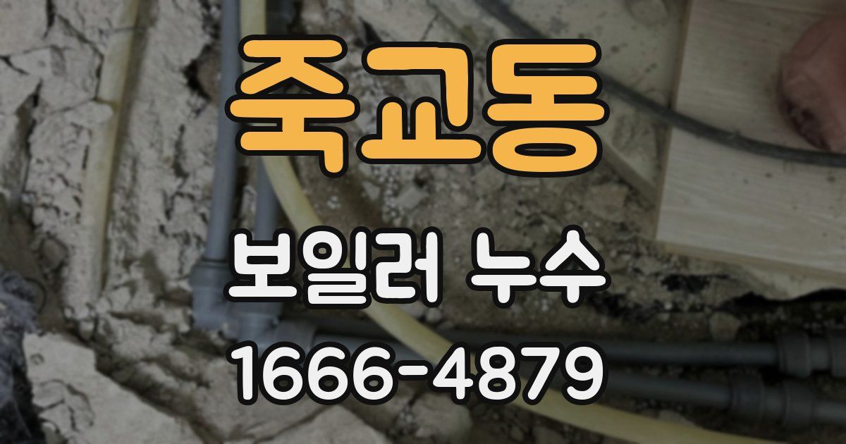 죽교동 보일러 누수