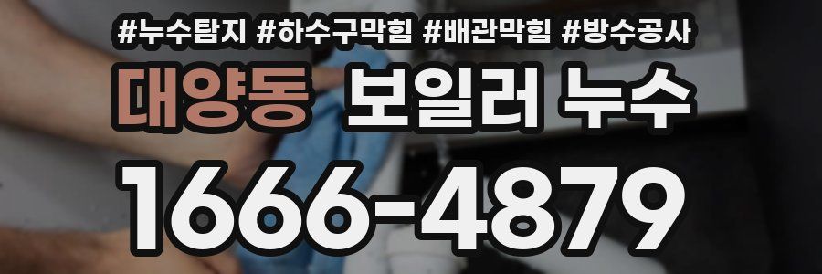 대양동 보일러 누수