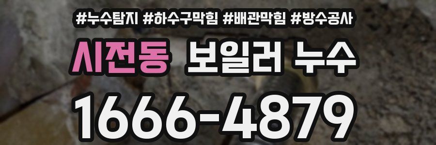 시전동 보일러 누수
