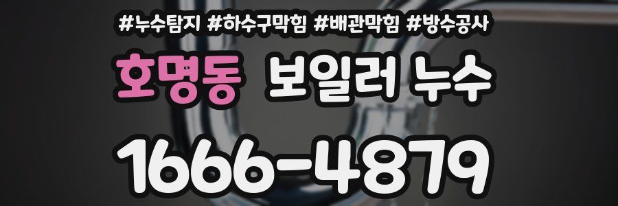 호명동 보일러 누수