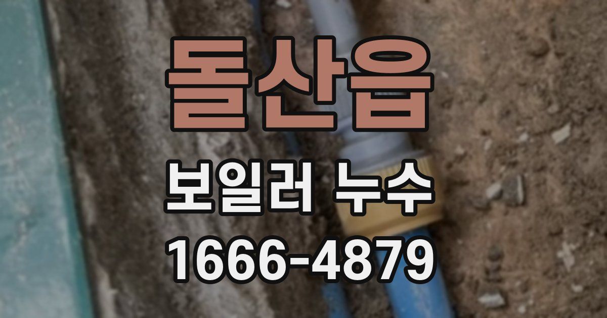 돌산읍 보일러 누수
