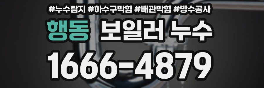 행동 보일러 누수