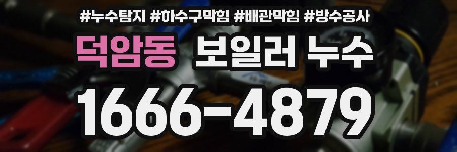덕암동 보일러 누수