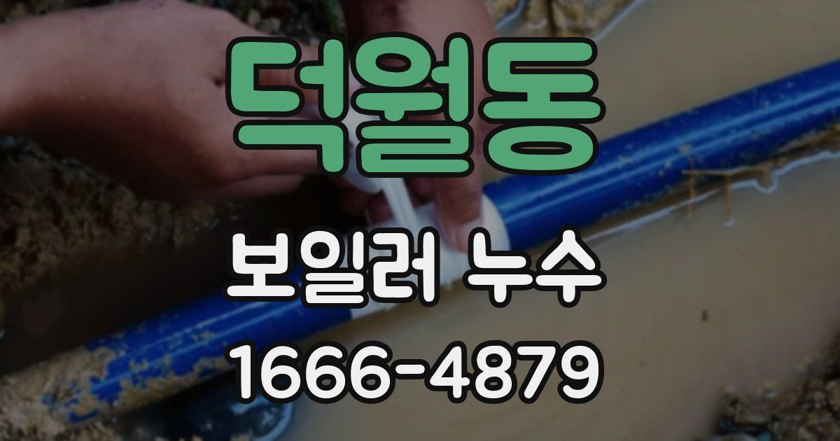 덕월동 보일러 누수