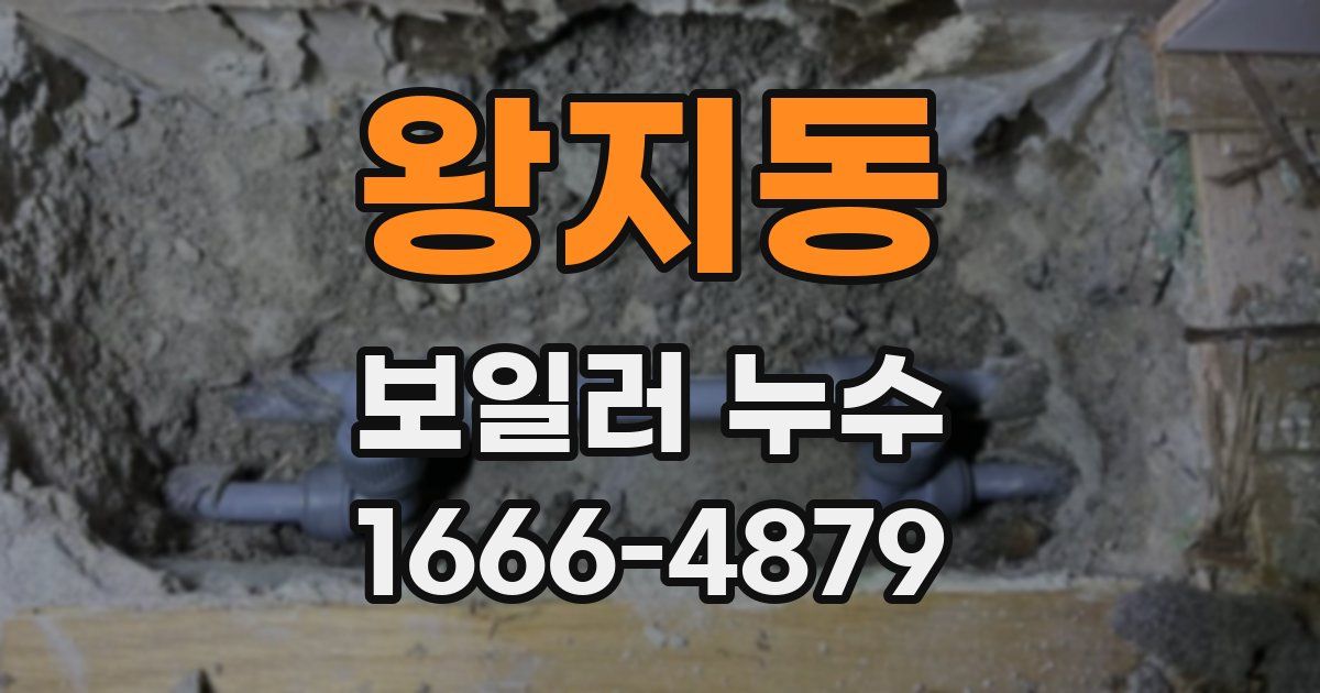 왕지동 보일러 누수