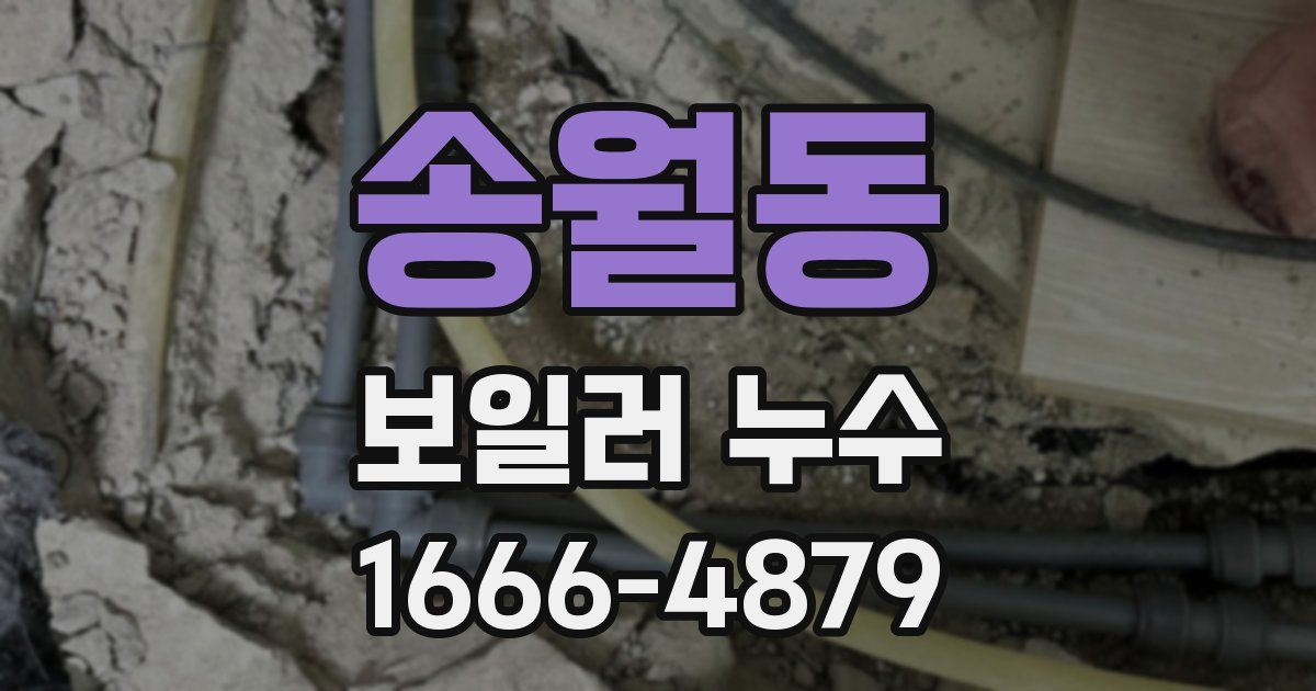 송월동 보일러 누수