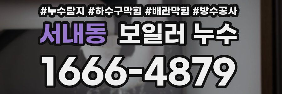 서내동 보일러 누수