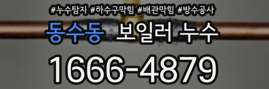 동수동 보일러 누수