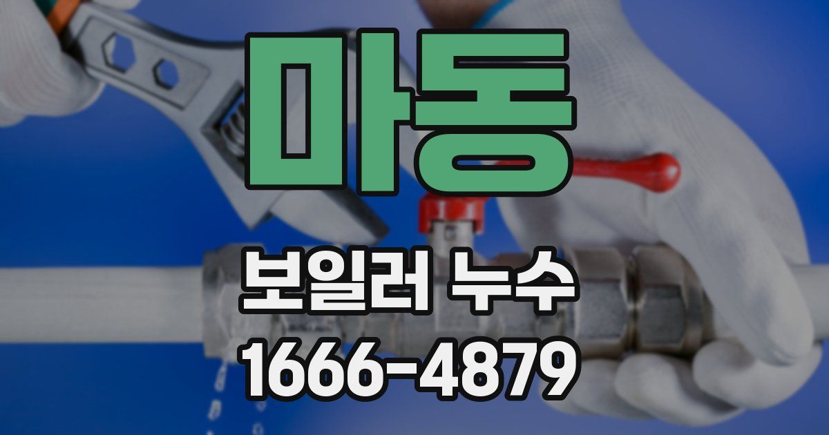 마동 보일러 누수