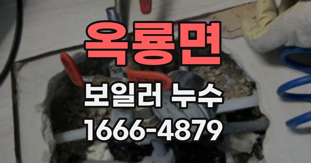 옥룡면 보일러 누수