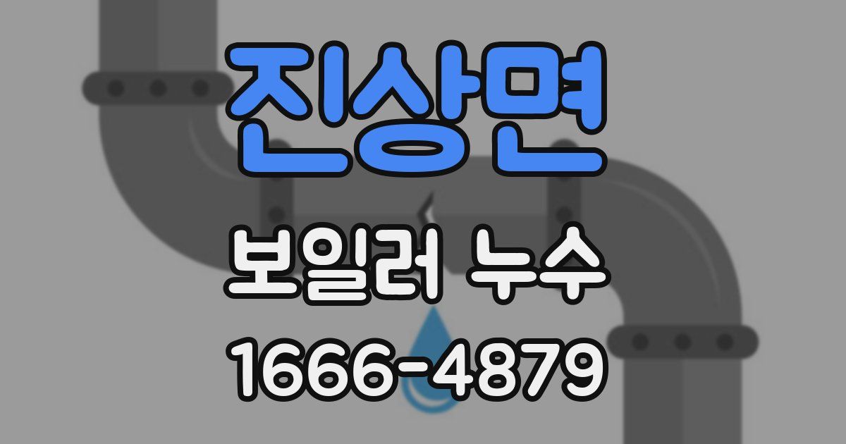 진상면 보일러 누수