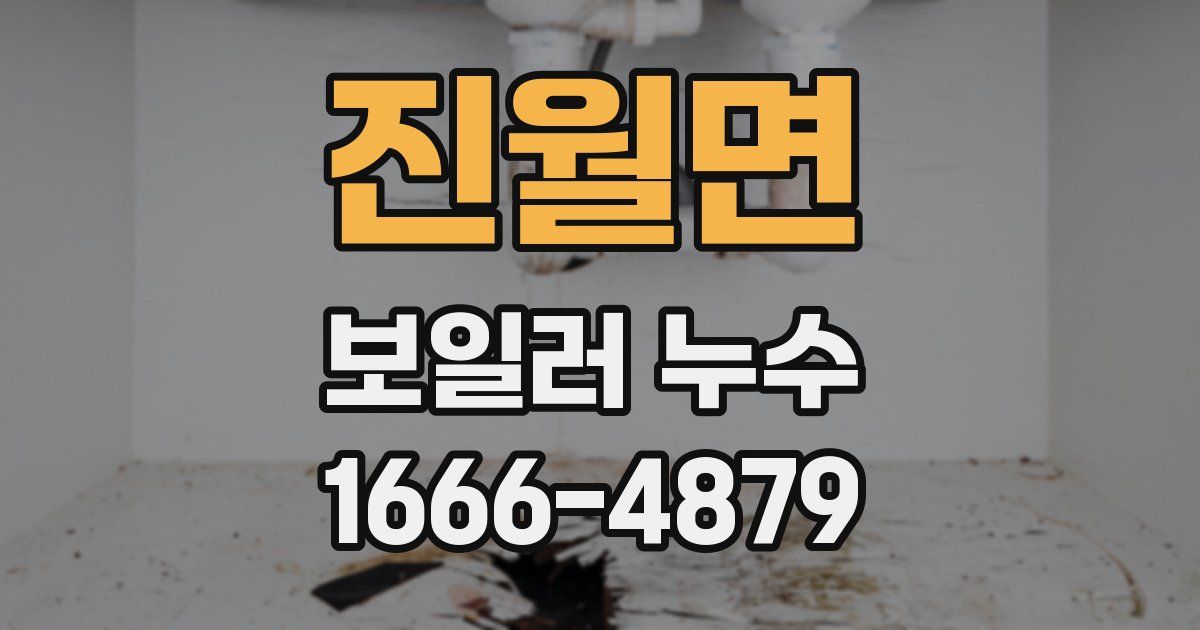 진월면 보일러 누수