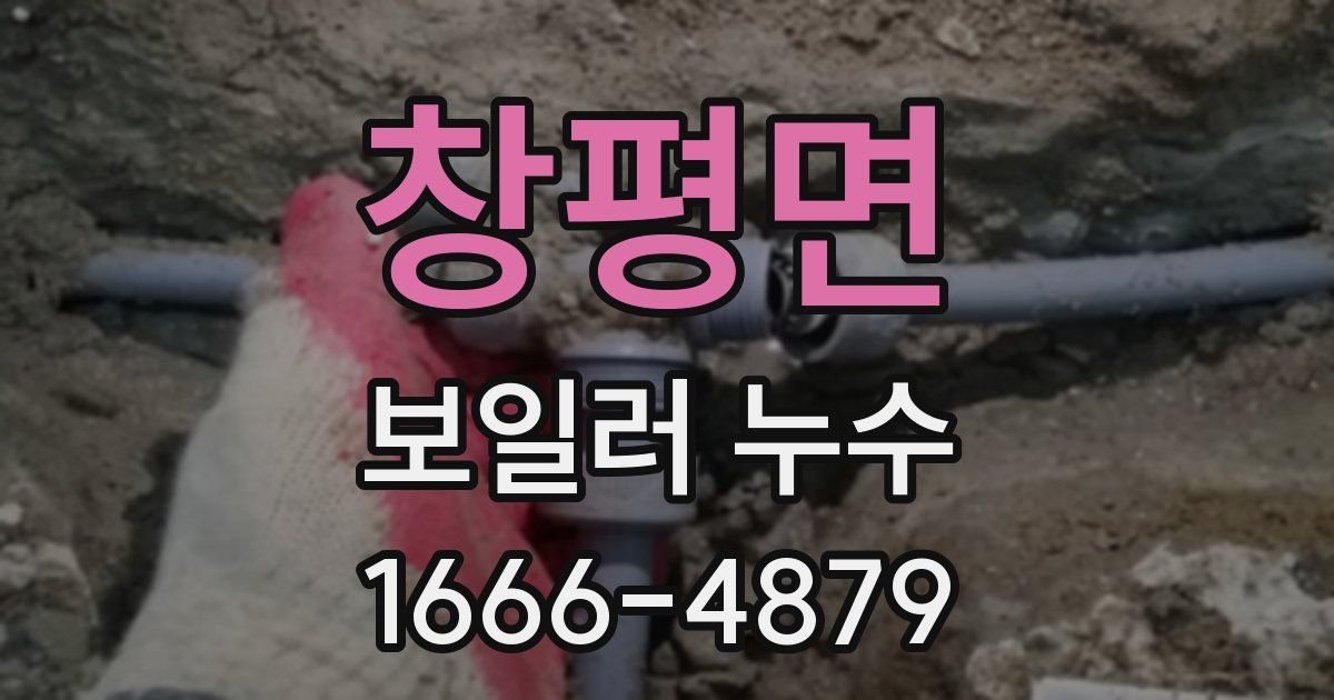 창평면 보일러 누수