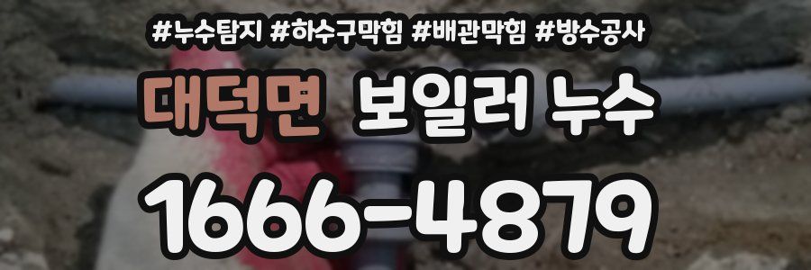 대덕면 보일러 누수