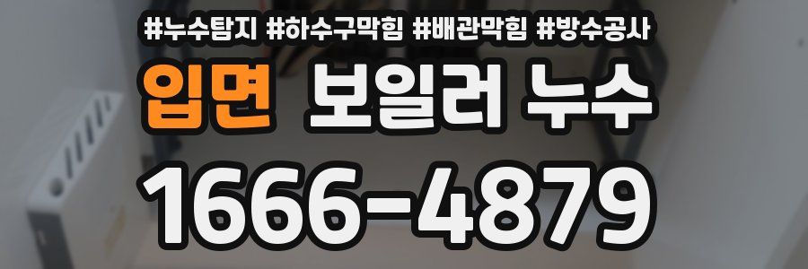 입면 보일러 누수