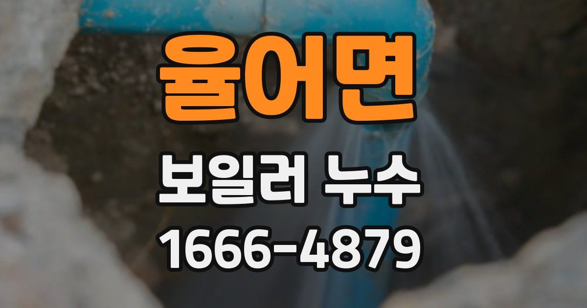 율어면 보일러 누수