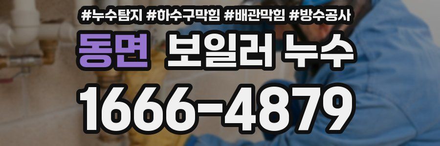 동면 보일러 누수