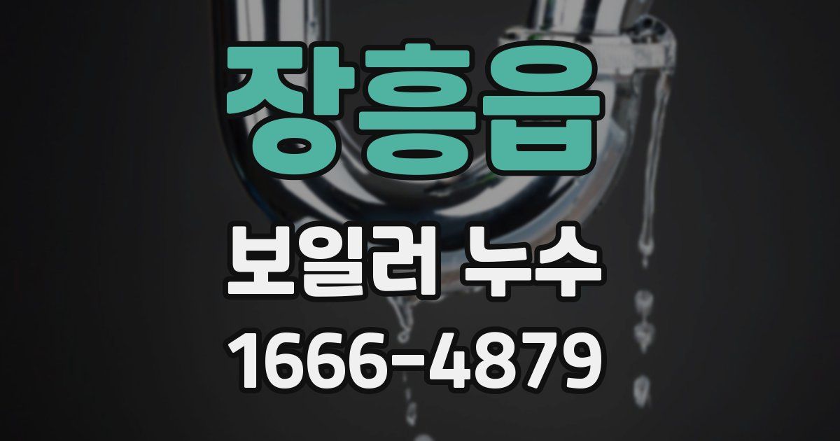 장흥읍 보일러 누수