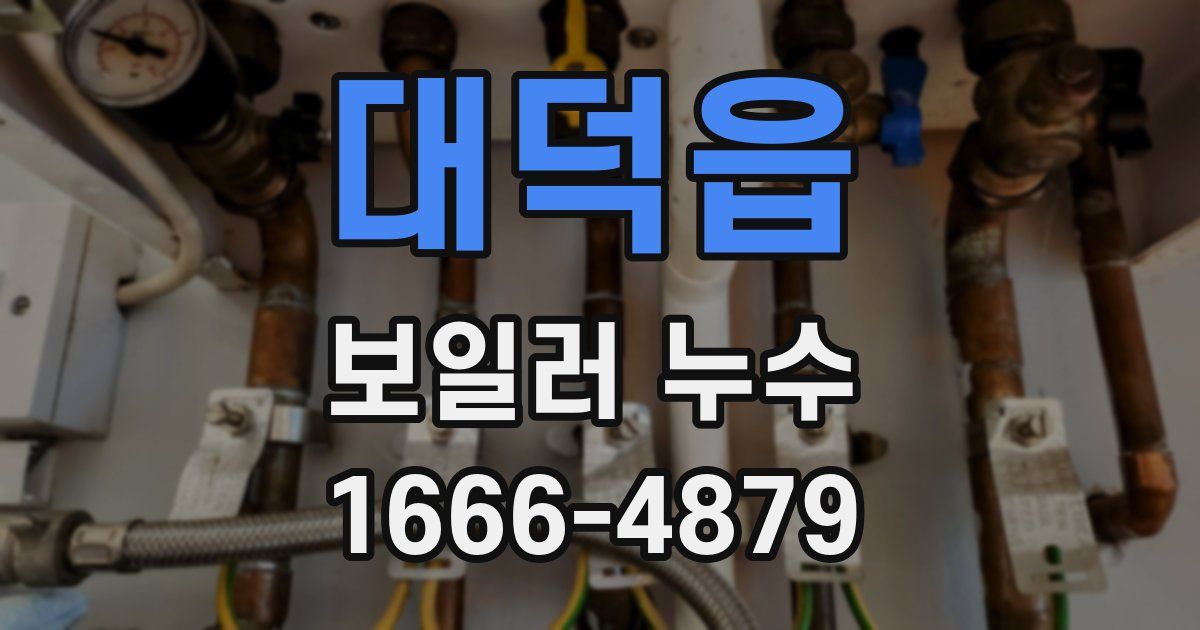 대덕읍 보일러 누수