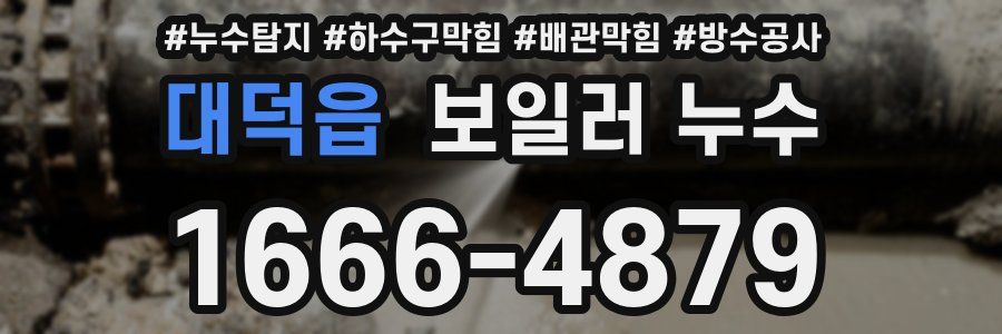 대덕읍 보일러 누수