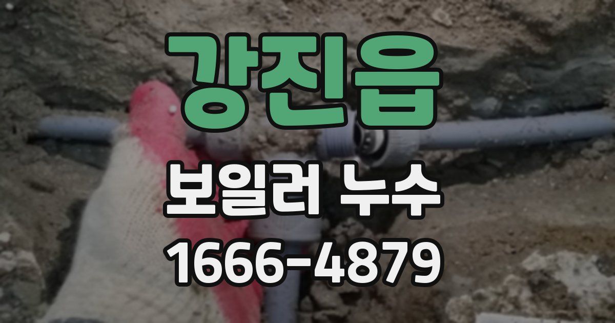 강진읍 보일러 누수