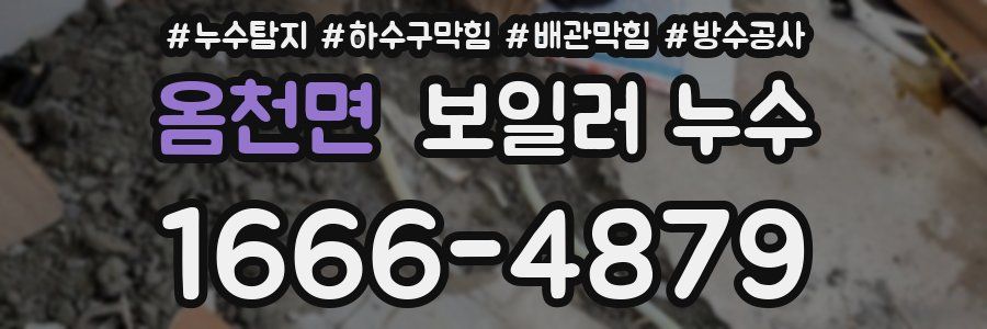 옴천면 보일러 누수