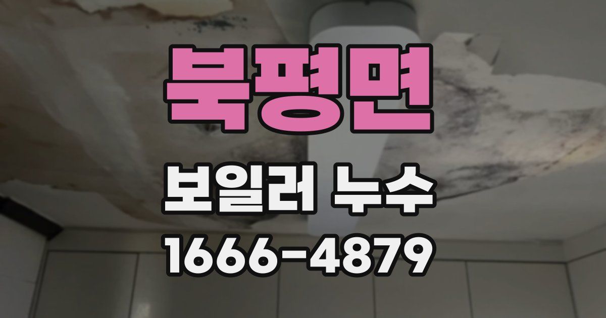 북평면 보일러 누수