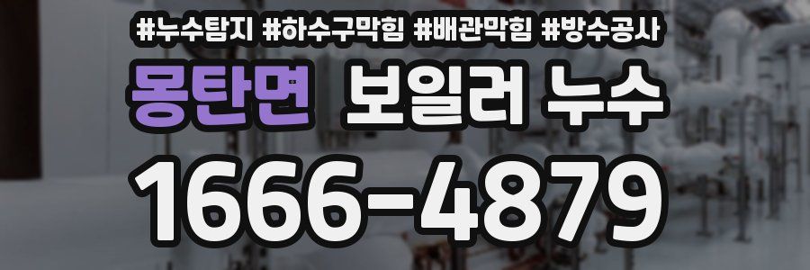 몽탄면 보일러 누수
