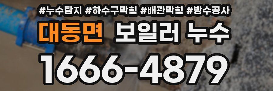 대동면 보일러 누수