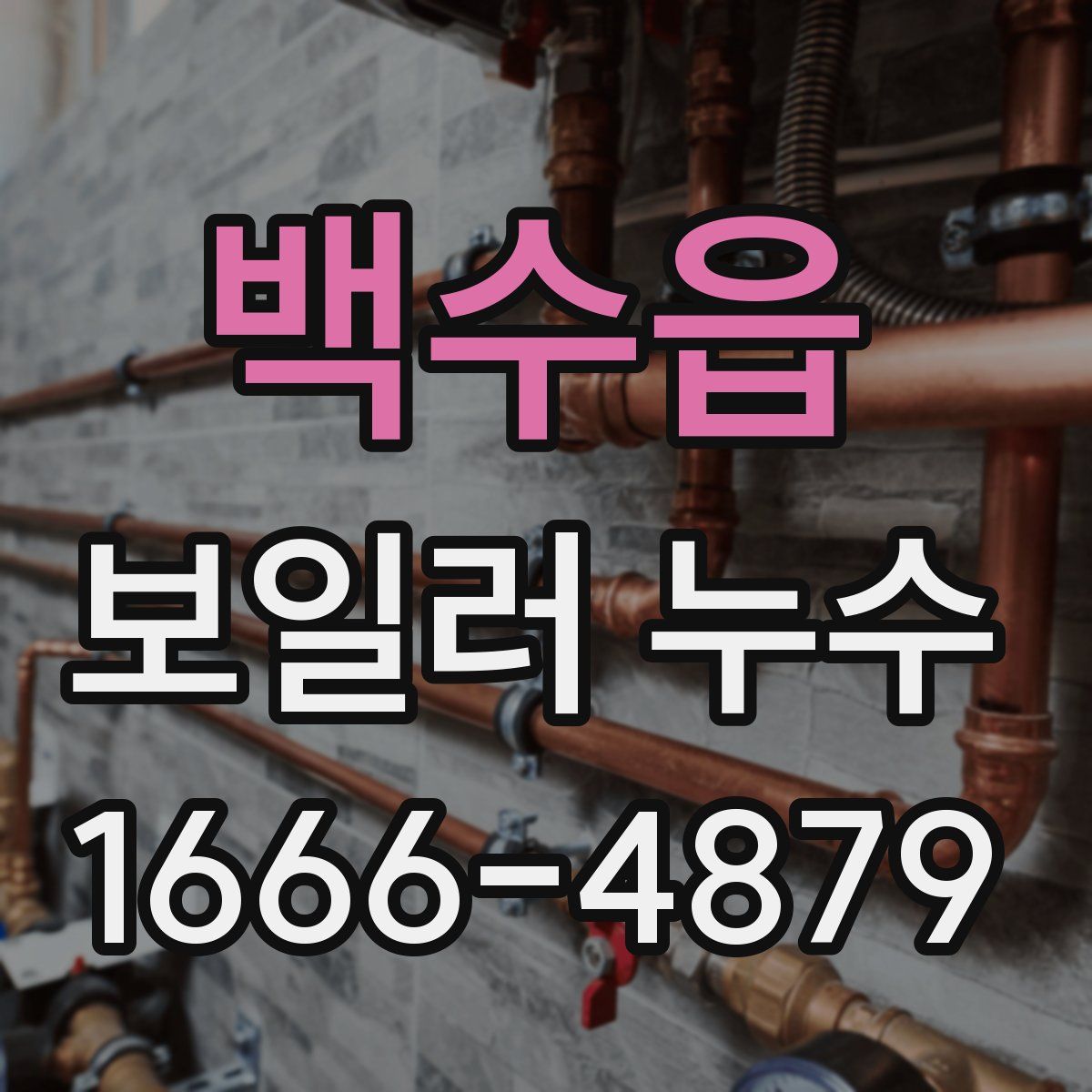 백수읍 보일러 누수
